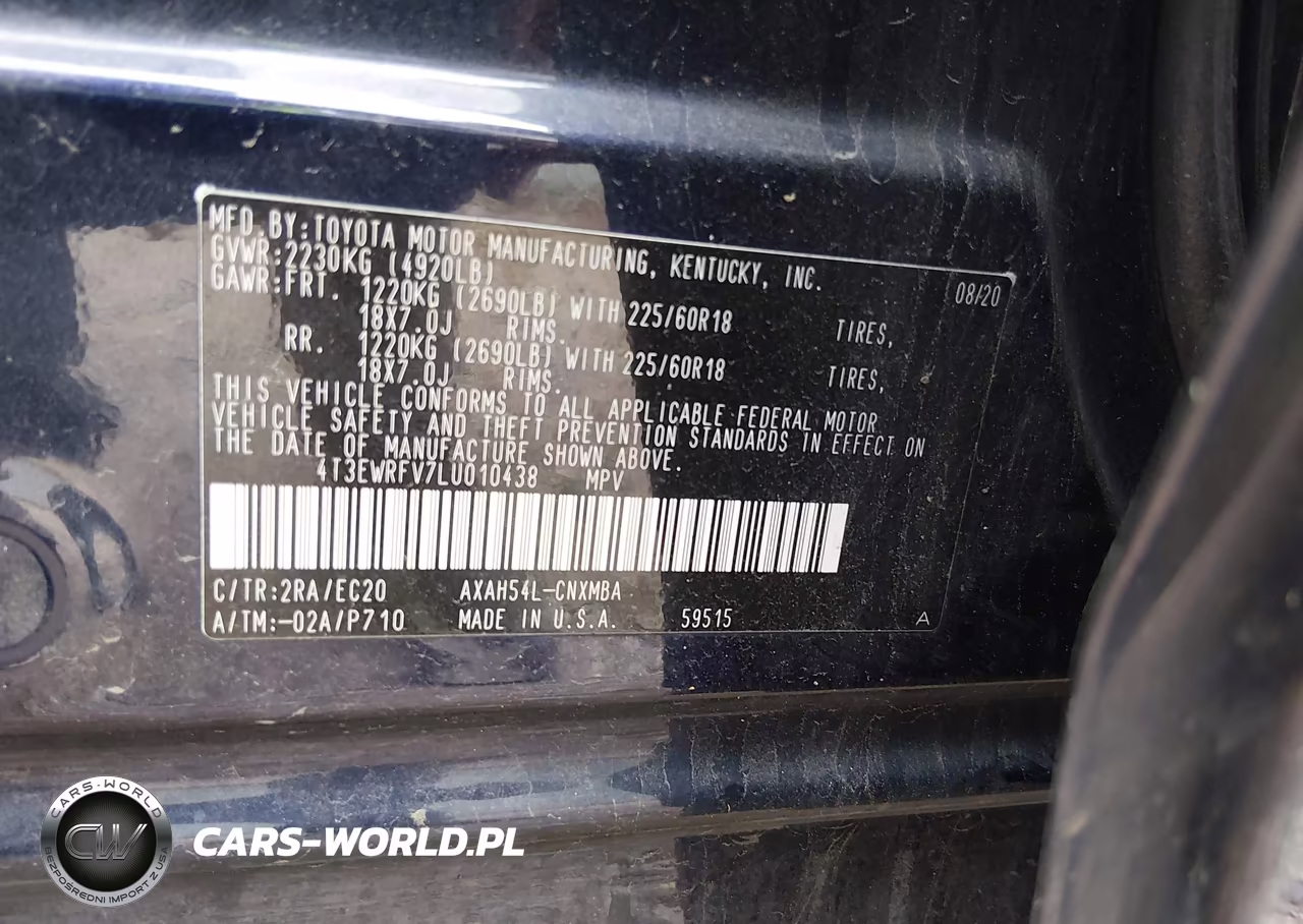 2020 Toyota Rav4 Hybrid Xse VIN:4T3EWRFV7LU010438 - 9
