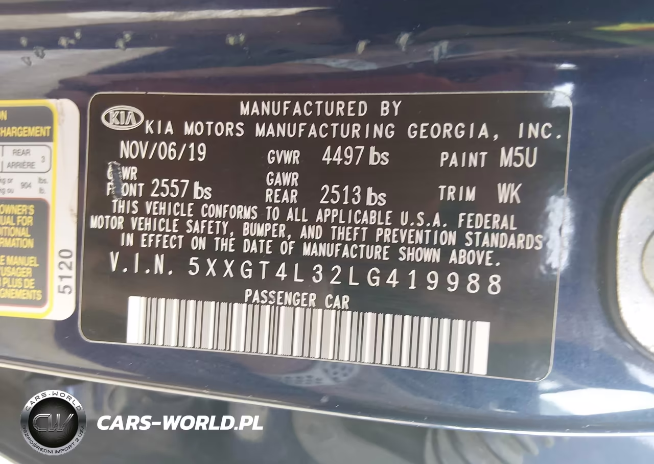 2020 Kia Optima Lx VIN:5XXGT4L32LG419988 - 9