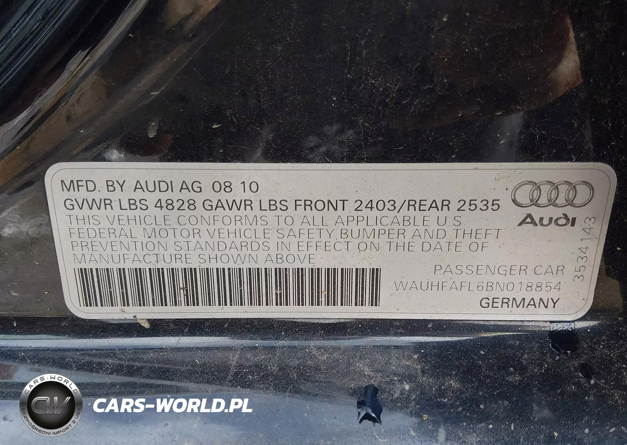 2011 Audi A4 2.0T Premium VIN:WAUHFAFL6BN018854 - 9