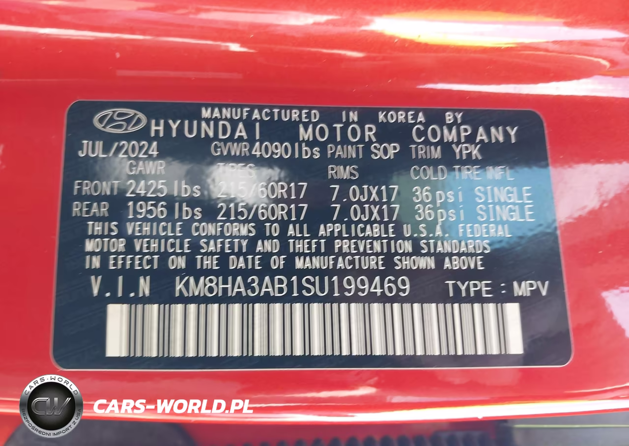 2025 Hyundai Kona Se VIN:KM8HA3AB1SU199469 - 9