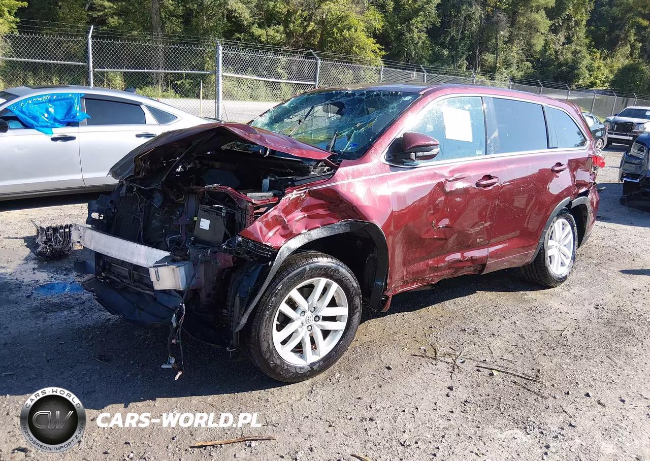2014 Toyota Highlander Le VIN:5TDZARFH6ES008503 - 2