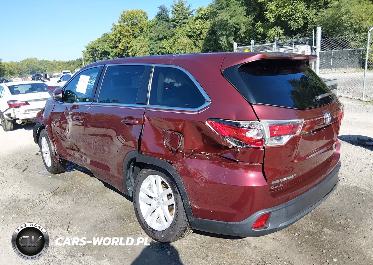 2014 Toyota Highlander Le VIN:5TDZARFH6ES008503 - 3