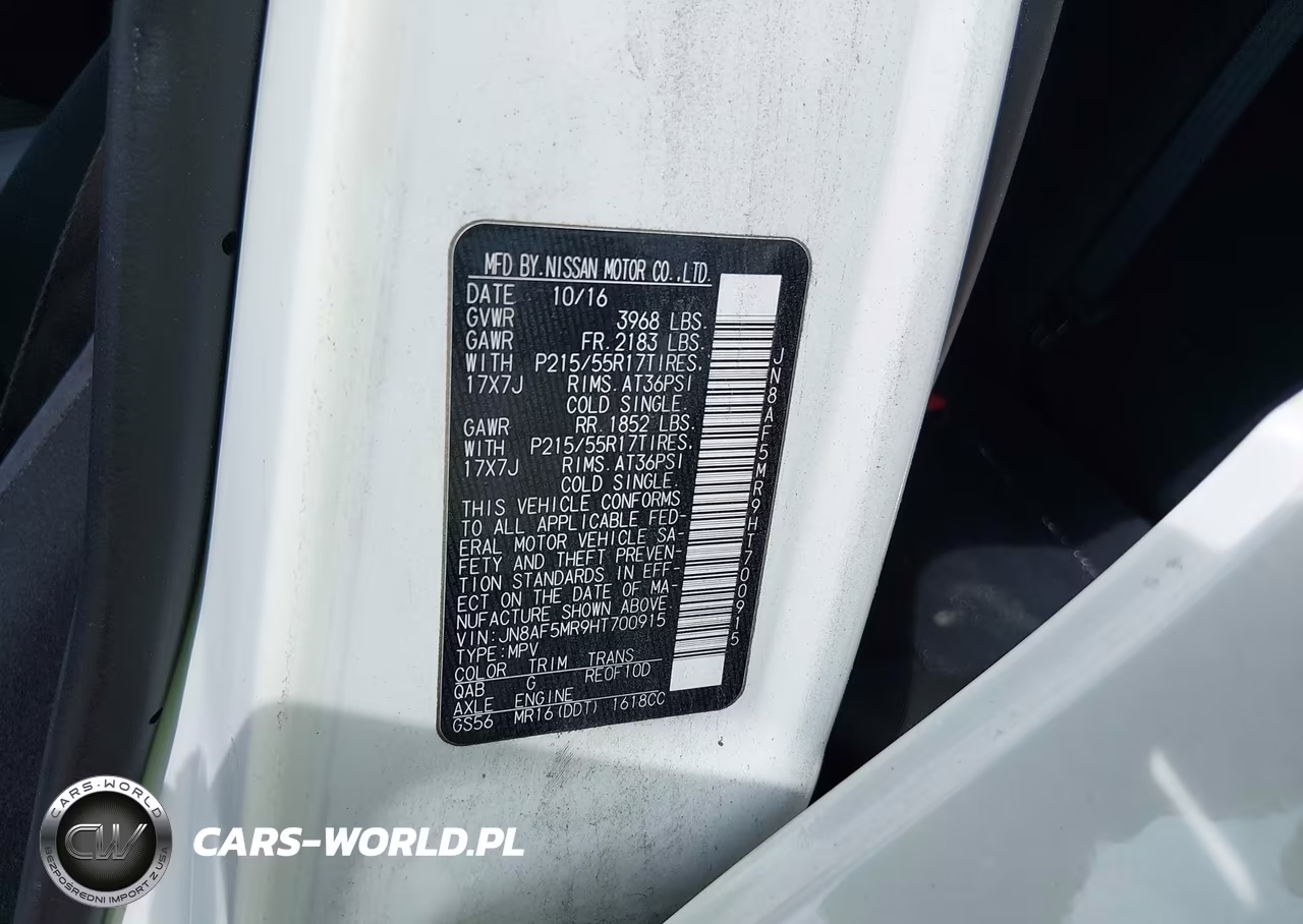 2017 Nissan Juke Sv VIN:JN8AF5MR9HT700915 - 9