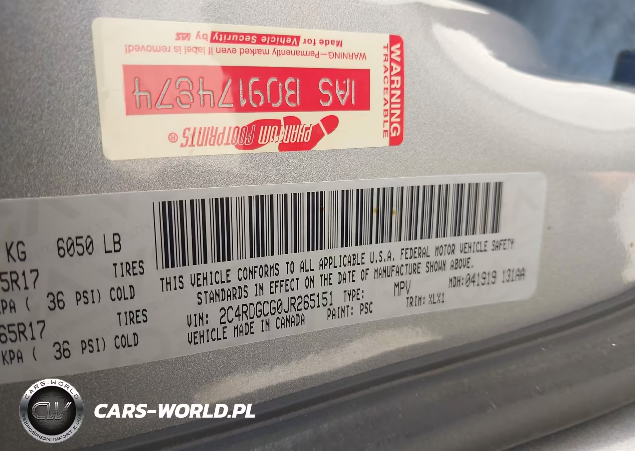 2018 Dodge Grand Caravan Sxt VIN:2C4RDGCG0JR265151 - 9