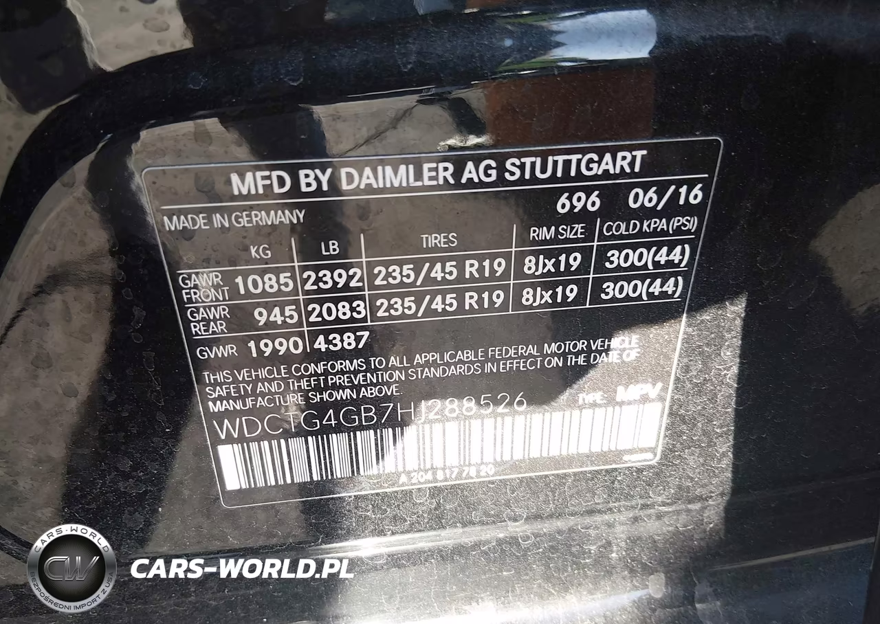 2017 Mercedes-Benz Gla 250 4Matic VIN:WDCTG4GB7HJ288526 - 9