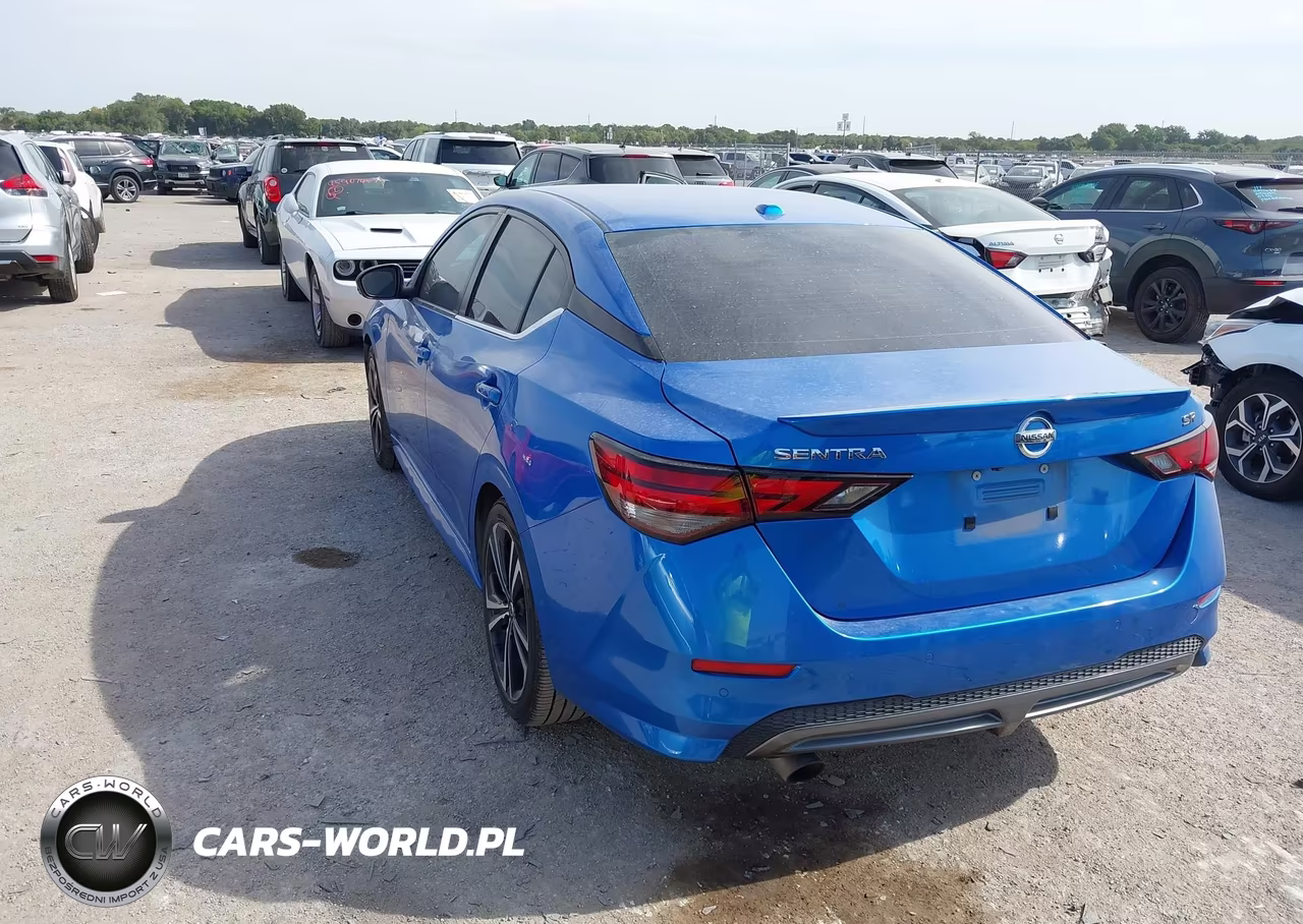 2021 Nissan Sentra Sr Xtronic Cvt VIN:3N1AB8DV8MY252743 - 3
