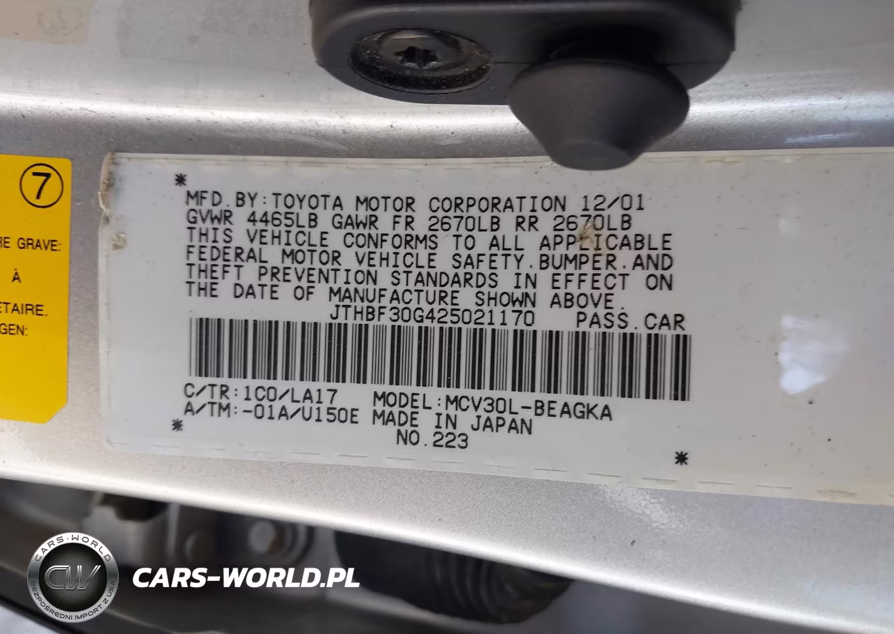 2002 Lexus Es 300 VIN:JTHBF30G425021170 - 9
