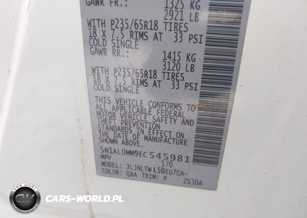 2014 Infiniti Qx60 VIN:5N1AL0MM9EC545981 - 9