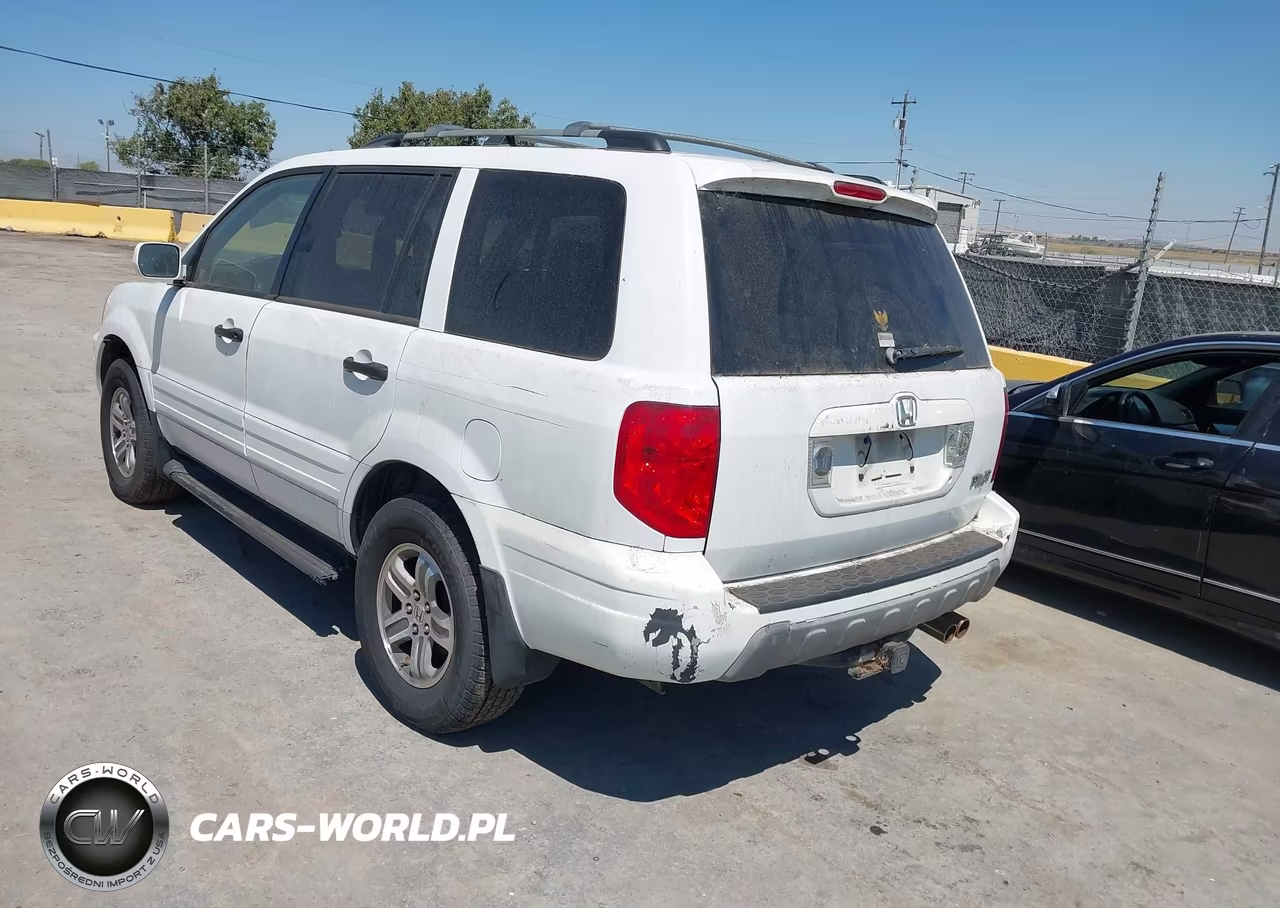 2005 Honda Pilot Ex-L VIN:2HKYF18695H510972 - 3