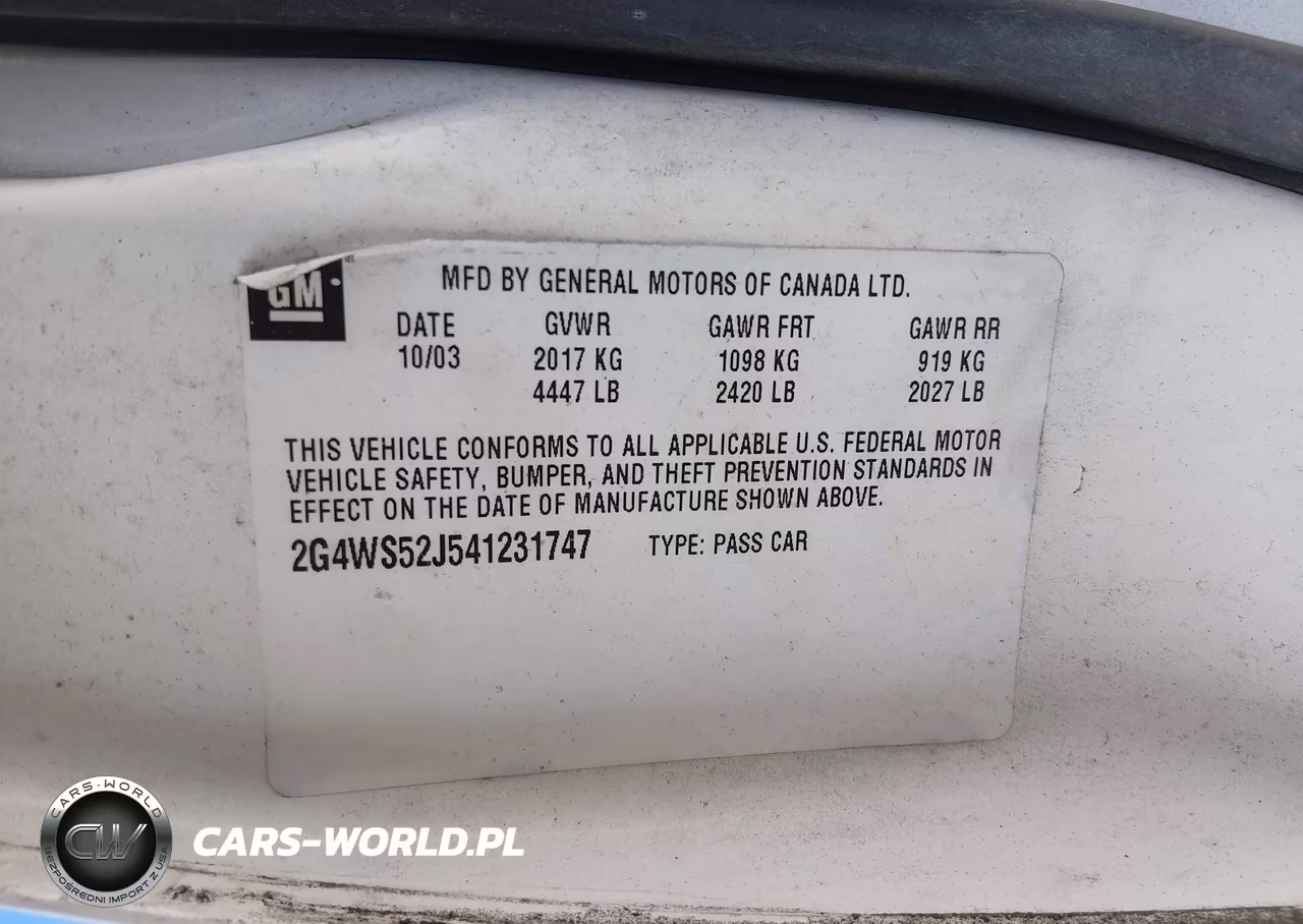2004 Buick Century VIN:2G4WS52J541231747 - 9