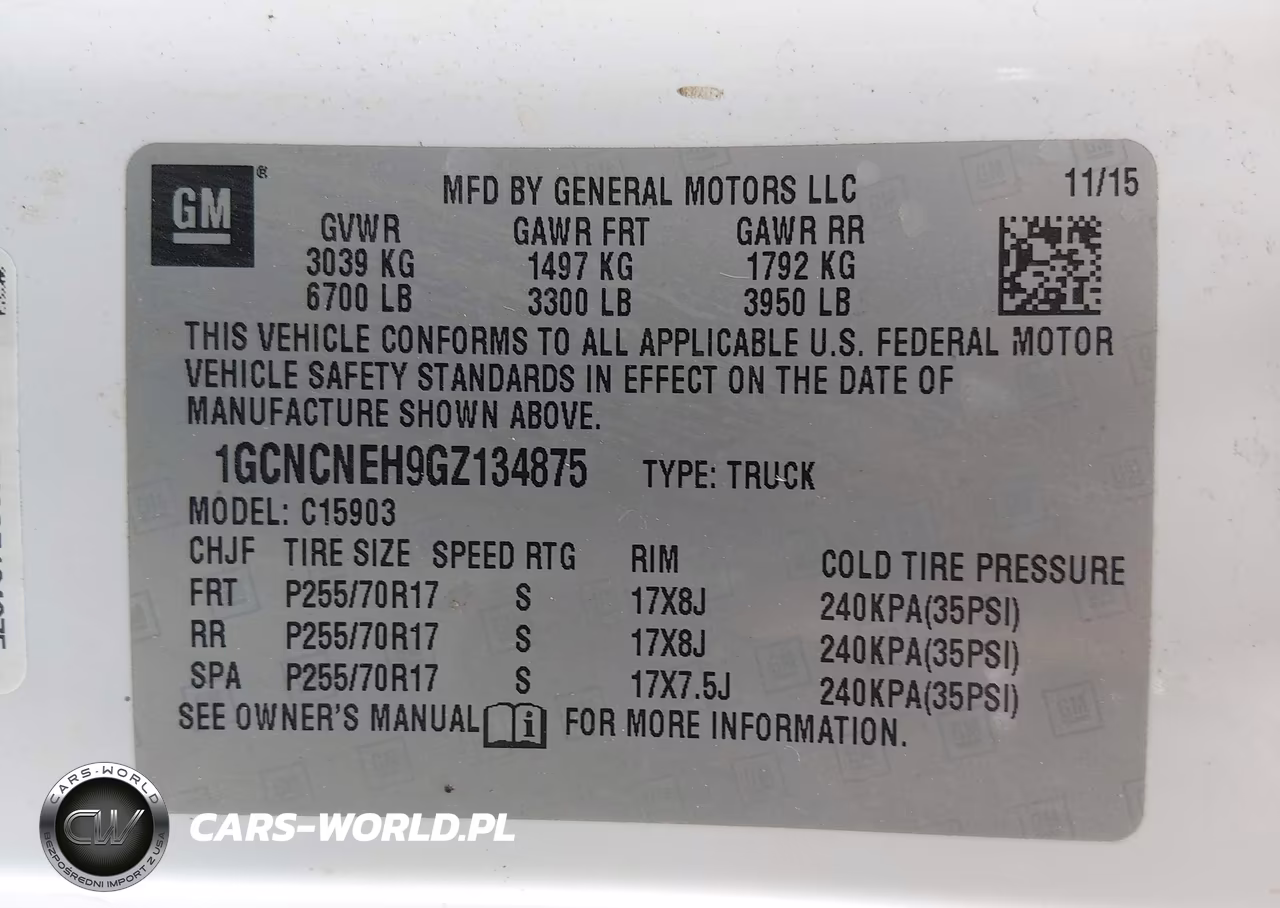 2016 Chevrolet Silverado 1500 Work Truck VIN:1GCNCNEH9GZ134875 - 9