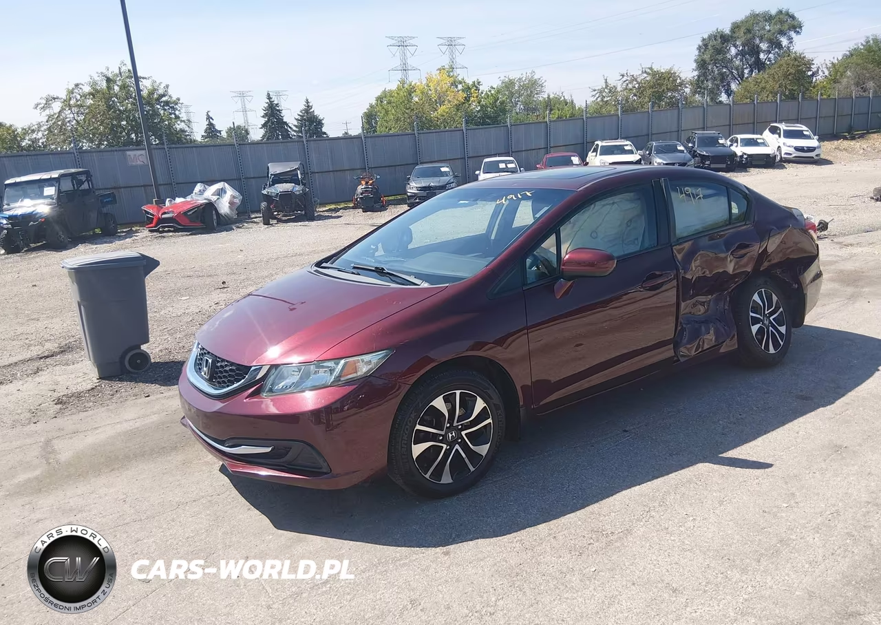 2015 Honda Civic Ex VIN:19XFB2F84FE005005 - 2