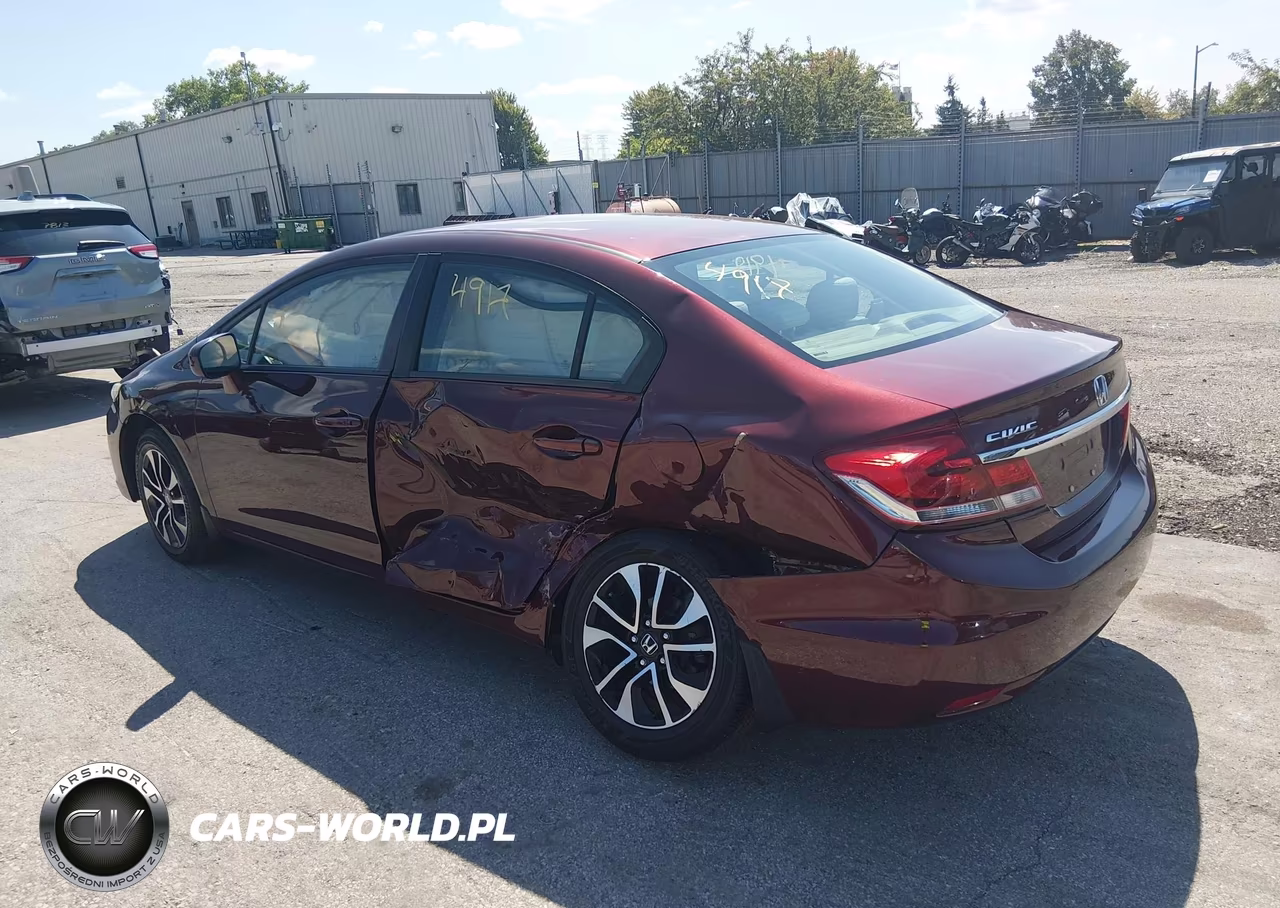2015 Honda Civic Ex VIN:19XFB2F84FE005005 - 3