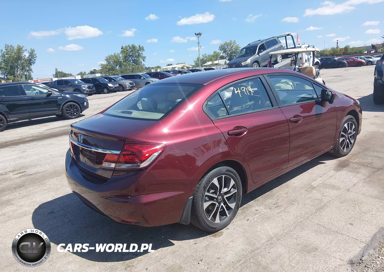 2015 Honda Civic Ex VIN:19XFB2F84FE005005 - 4