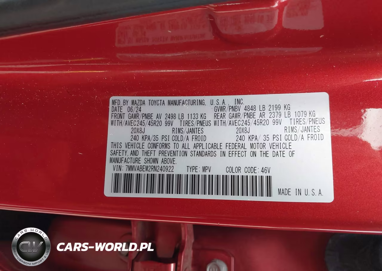 2024 Mazda Cx-50 2.5 S Premium Plus VIN:7MMVABEM2RN240922 - 9