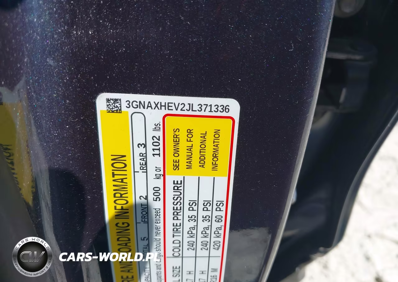 2018 Chevrolet Equinox Ls VIN:3GNAXHEV2JL371336 - 9