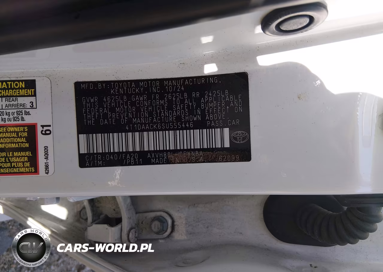 2025 Toyota Camry Le VIN:4T1DAACK6SU555446 - 9