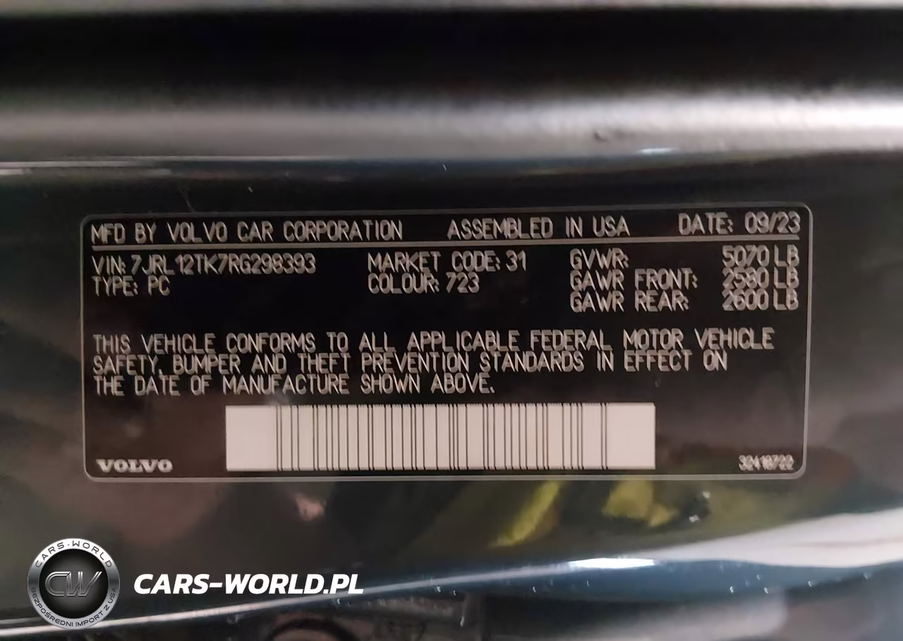 2024 Volvo S60 B5 Core Dark Theme VIN:7JRL12TK7RG298393 - 9