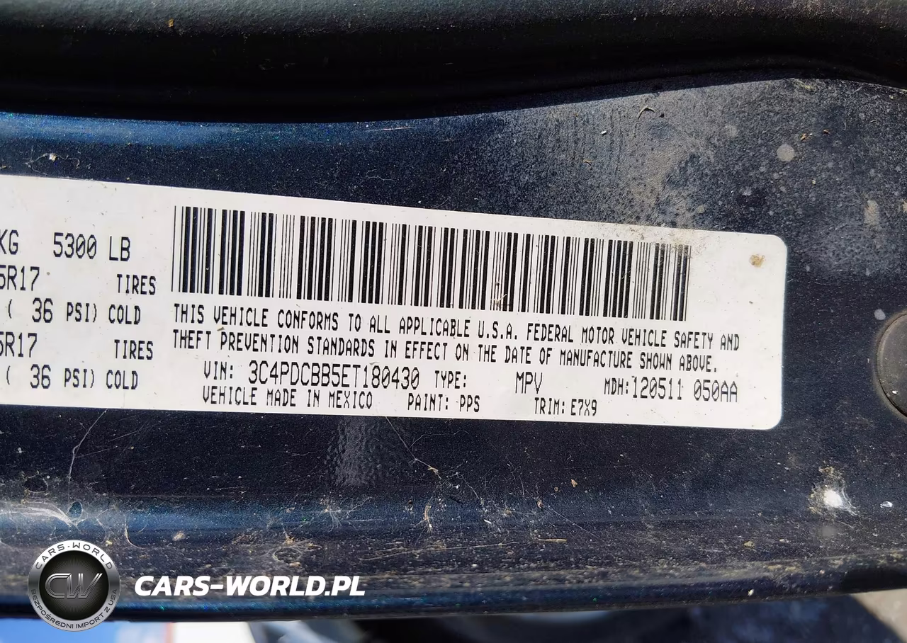2014 Dodge Journey Sxt VIN:3C4PDCBB5ET180430 - 9