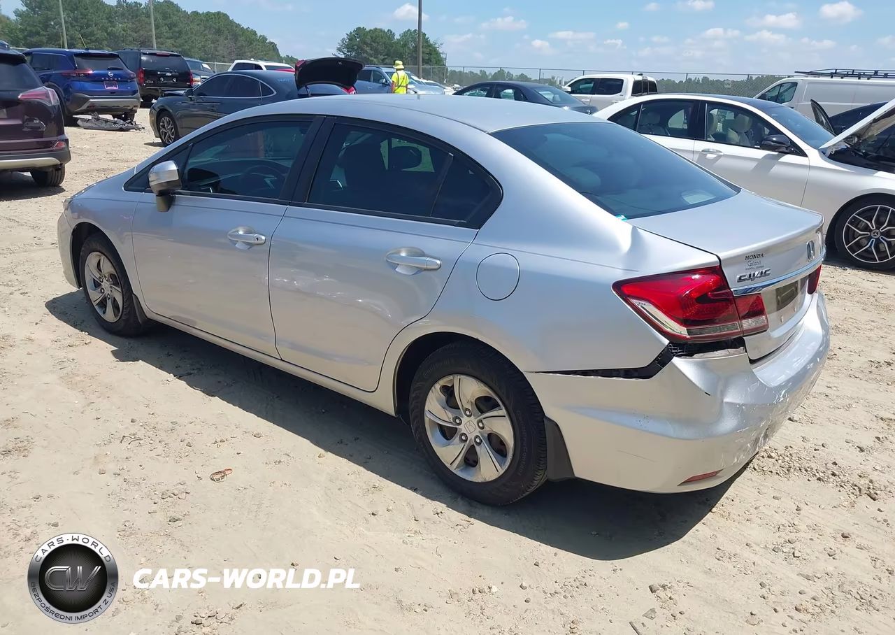 2014 Honda Civic Lx VIN:19XFB2F52EE077891 - 3