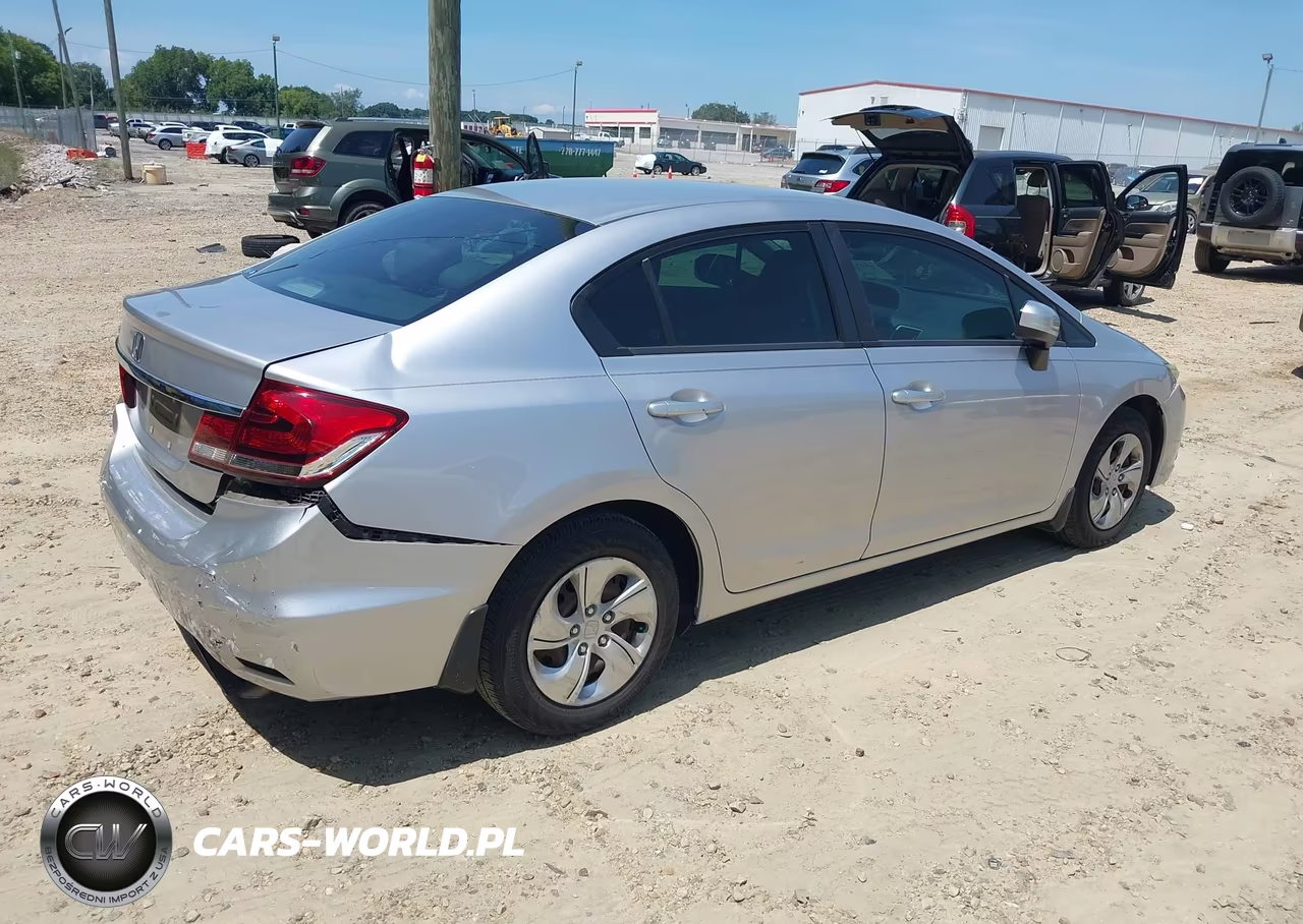 2014 Honda Civic Lx VIN:19XFB2F52EE077891 - 4