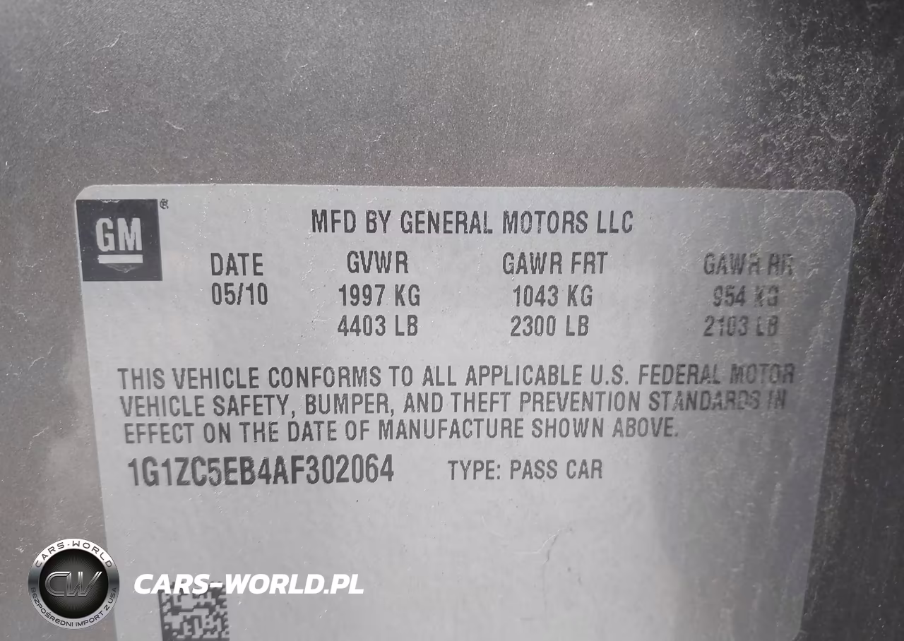 2010 Chevrolet Malibu Lt VIN:1G1ZC5EB4AF302064 - 9