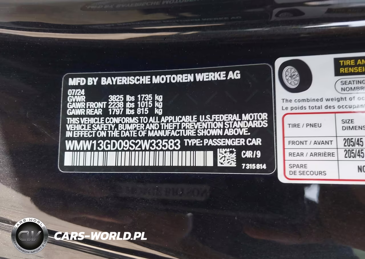2025 Mini Hardtop Cooper VIN:WMW13GD09S2W33583 - 9