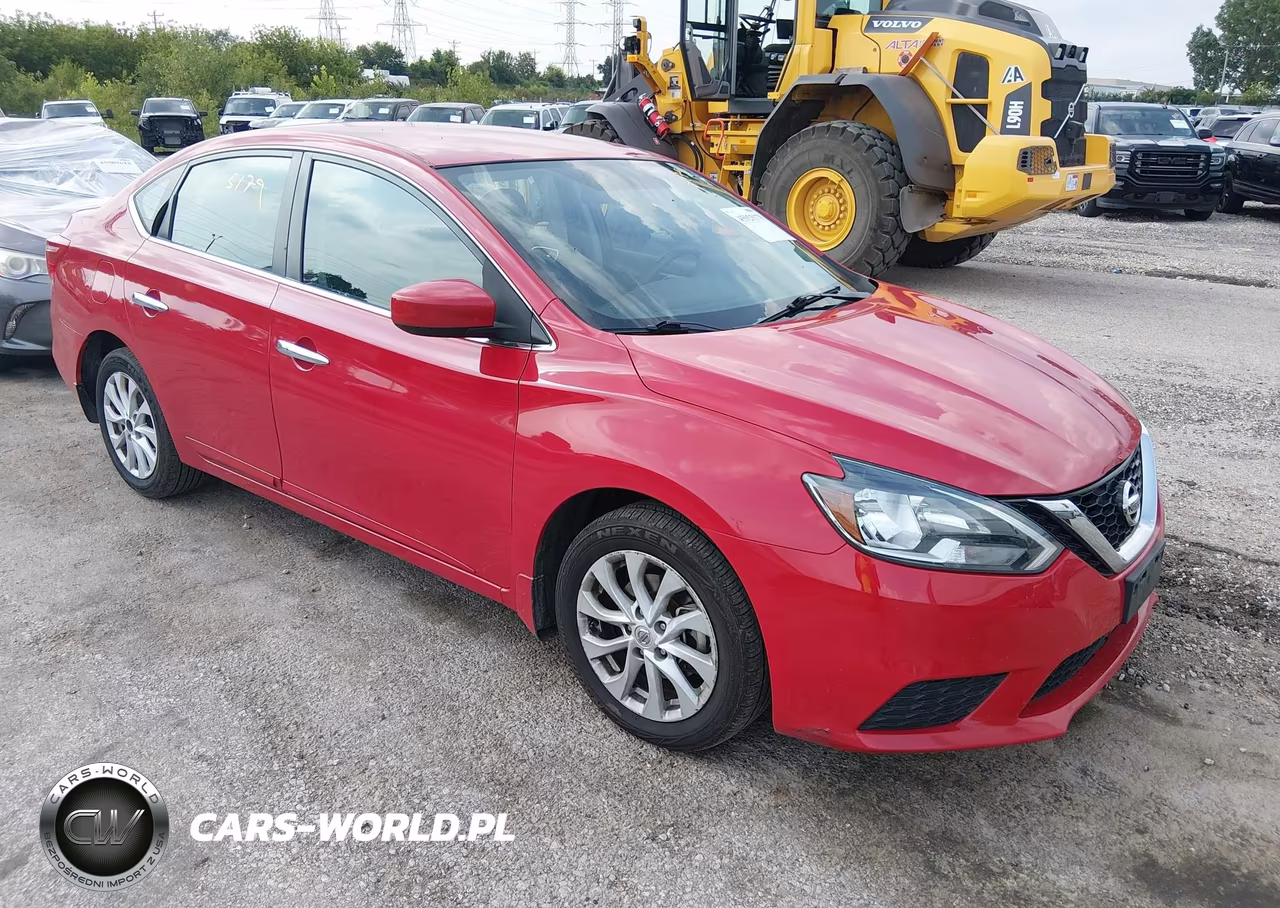 2018 Nissan Sentra Sv VIN:3N1AB7AP9JL649600 - 1