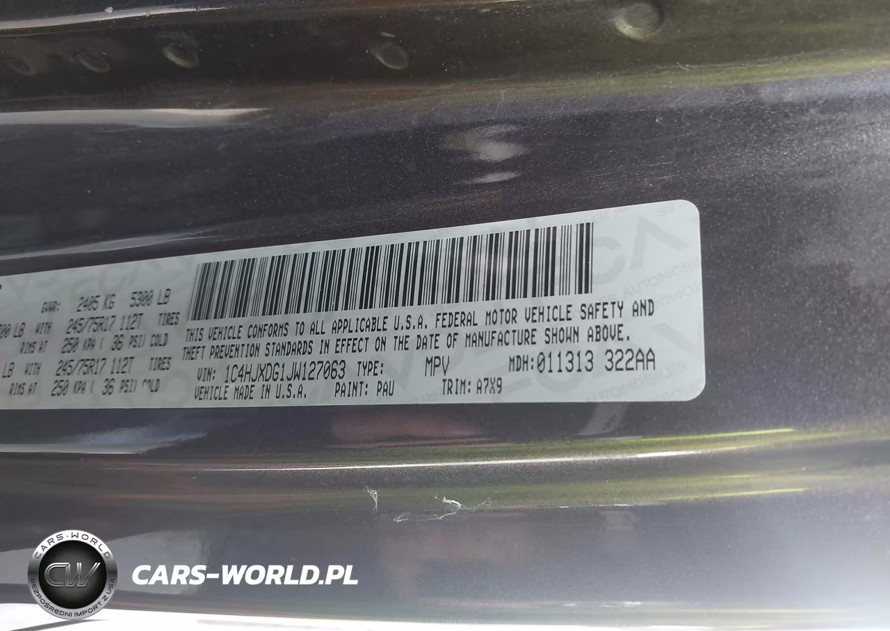 2018 Jeep Wrangler Unlimited Sport S 4X4 VIN:1C4HJXDG1JW127063 - 9