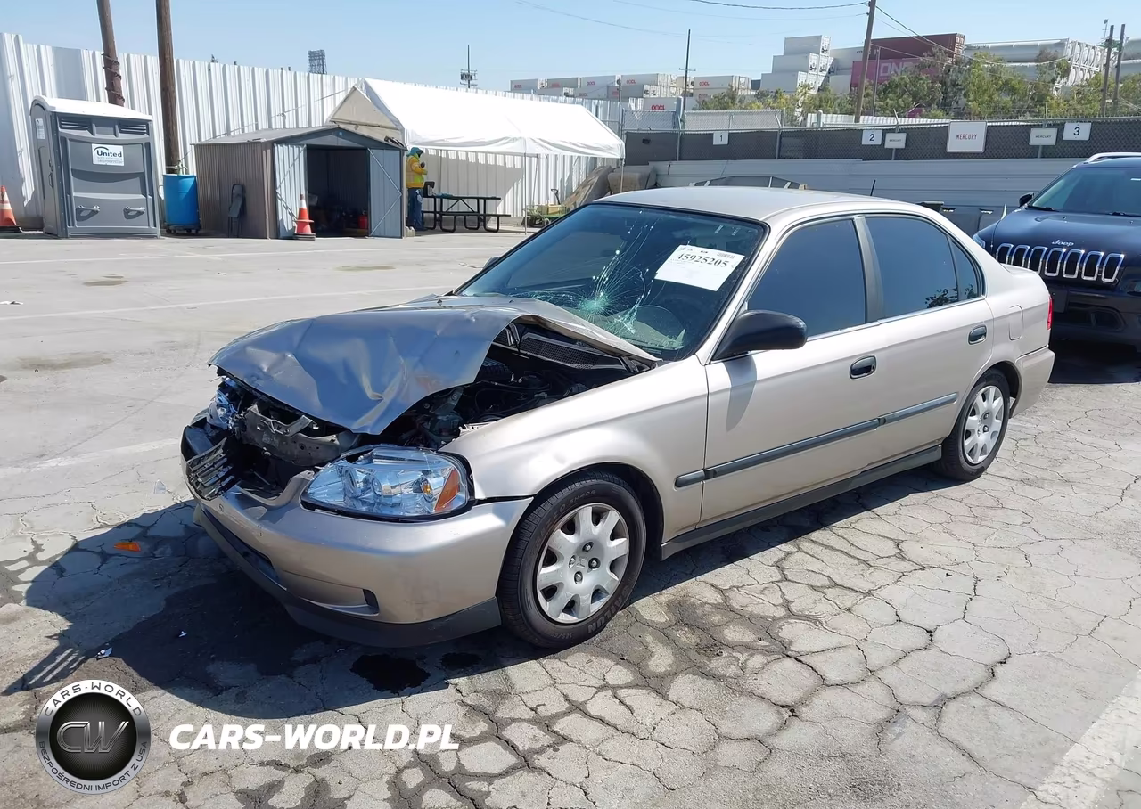 2000 Honda Civic Lx VIN:2HGEJ6671YH587165 - 2