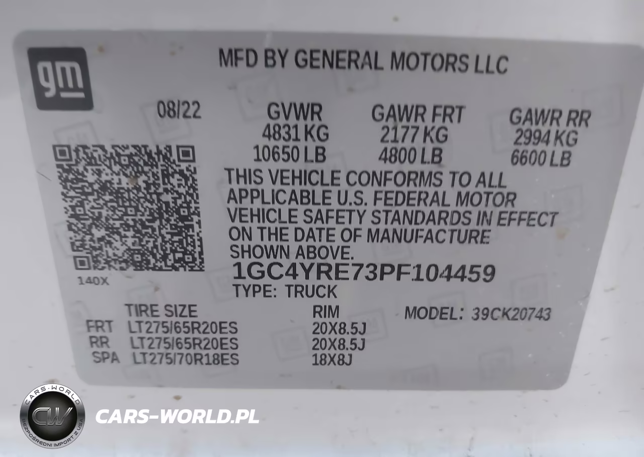 2023 Chevrolet Silverado 2500Hd 4Wd Standard Bed High Country VIN:1GC4YRE73PF104459 - 8