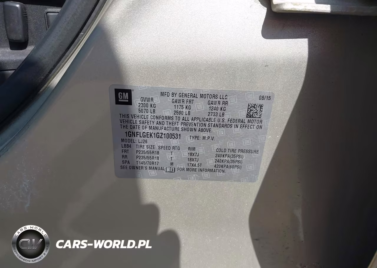 2016 Chevrolet Equinox Ltz VIN:1GNFLGEK1GZ100531 - 9
