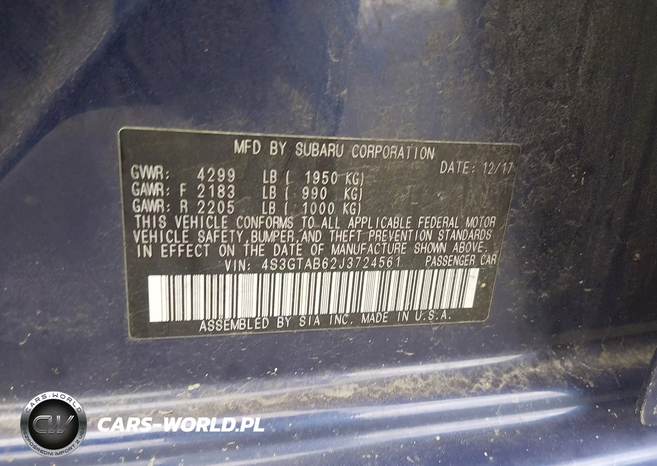 2018 Subaru Impreza 2.0I Premium VIN:4S3GTAB62J3724561 - 9