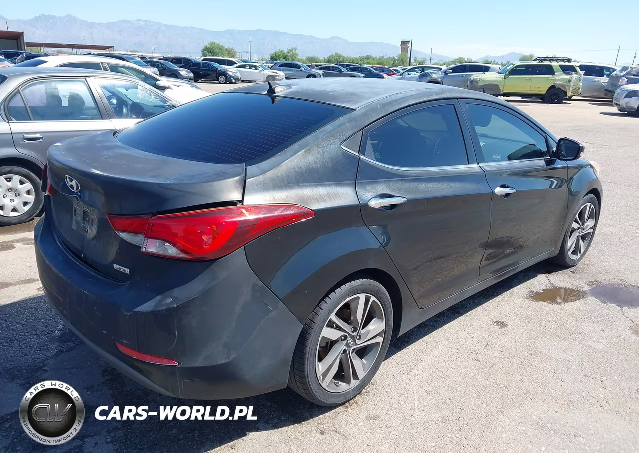 2014 Hyundai Elantra Limited VIN:5NPDH4AE5EH482065 - 4