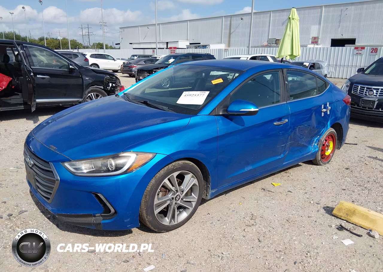 2017 Hyundai Elantra Limited VIN:KMHD84LF7HU299004 - 2