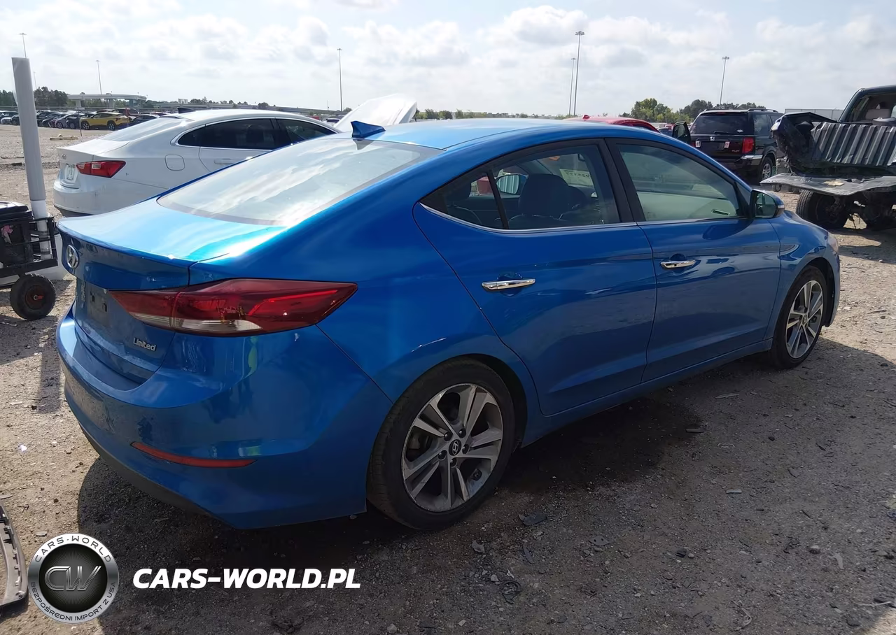 2017 Hyundai Elantra Limited VIN:KMHD84LF7HU299004 - 4