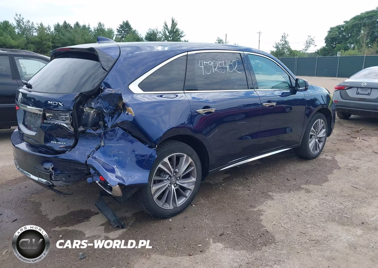 2018 Acura Mdx Technology Package Acurawatch Plus Pkg VIN:5J8YD4H52JL018368 - 4