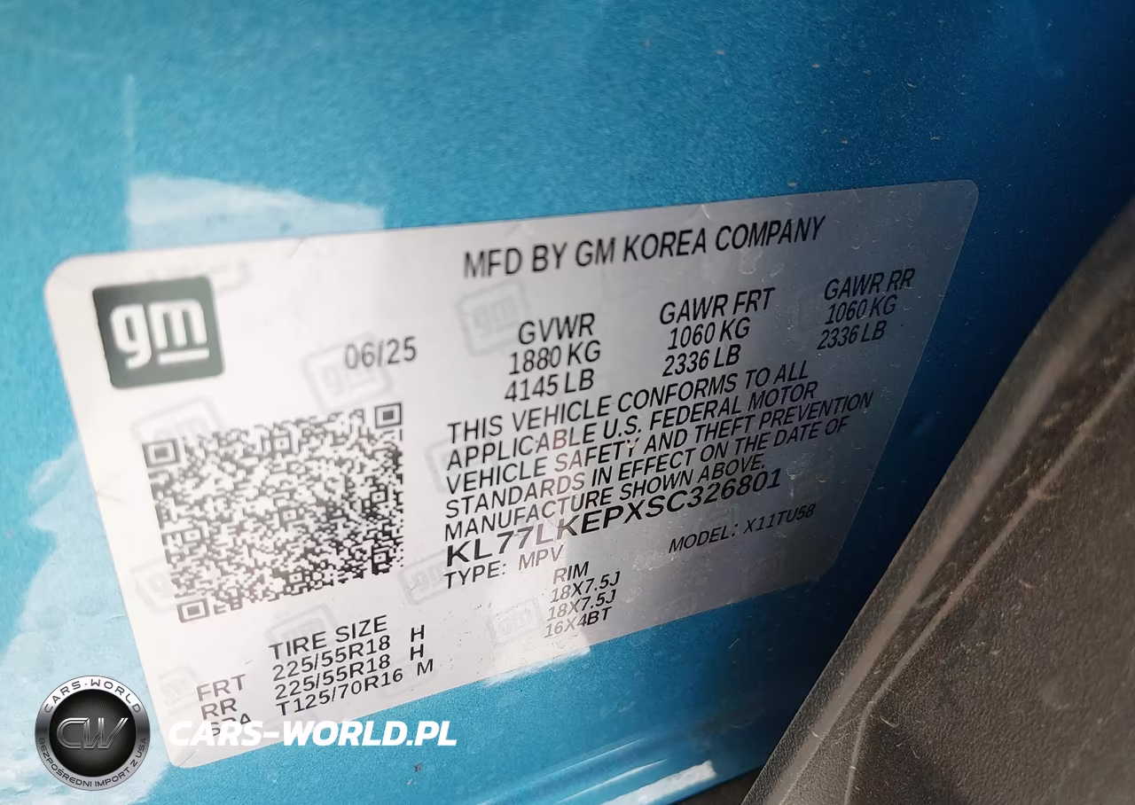 2025 Chevrolet Trax Fwd Activ VIN:KL77LKEPXSC326801 - 9