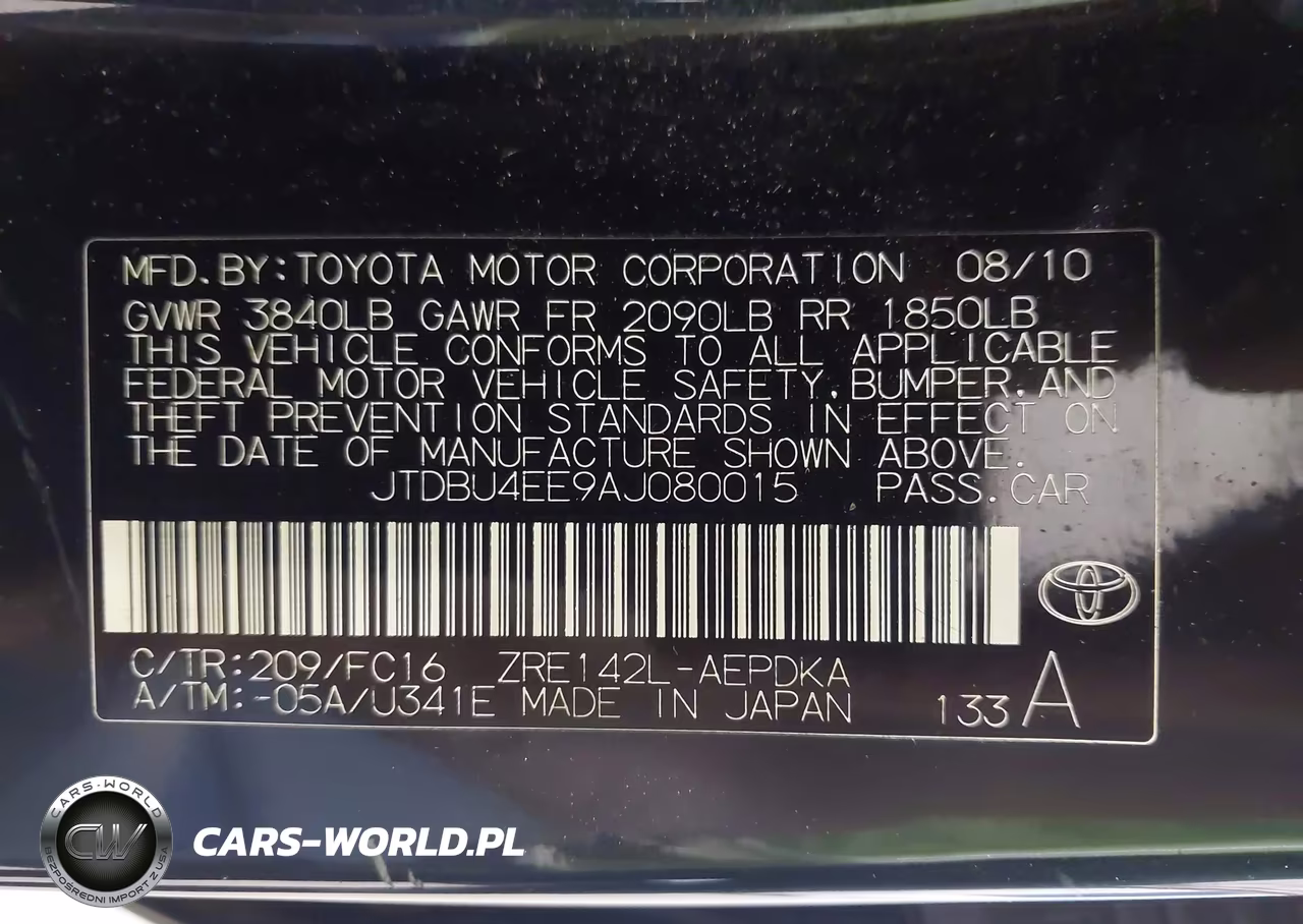 2010 Toyota Corolla Le VIN:JTDBU4EE9AJ080015 - 9