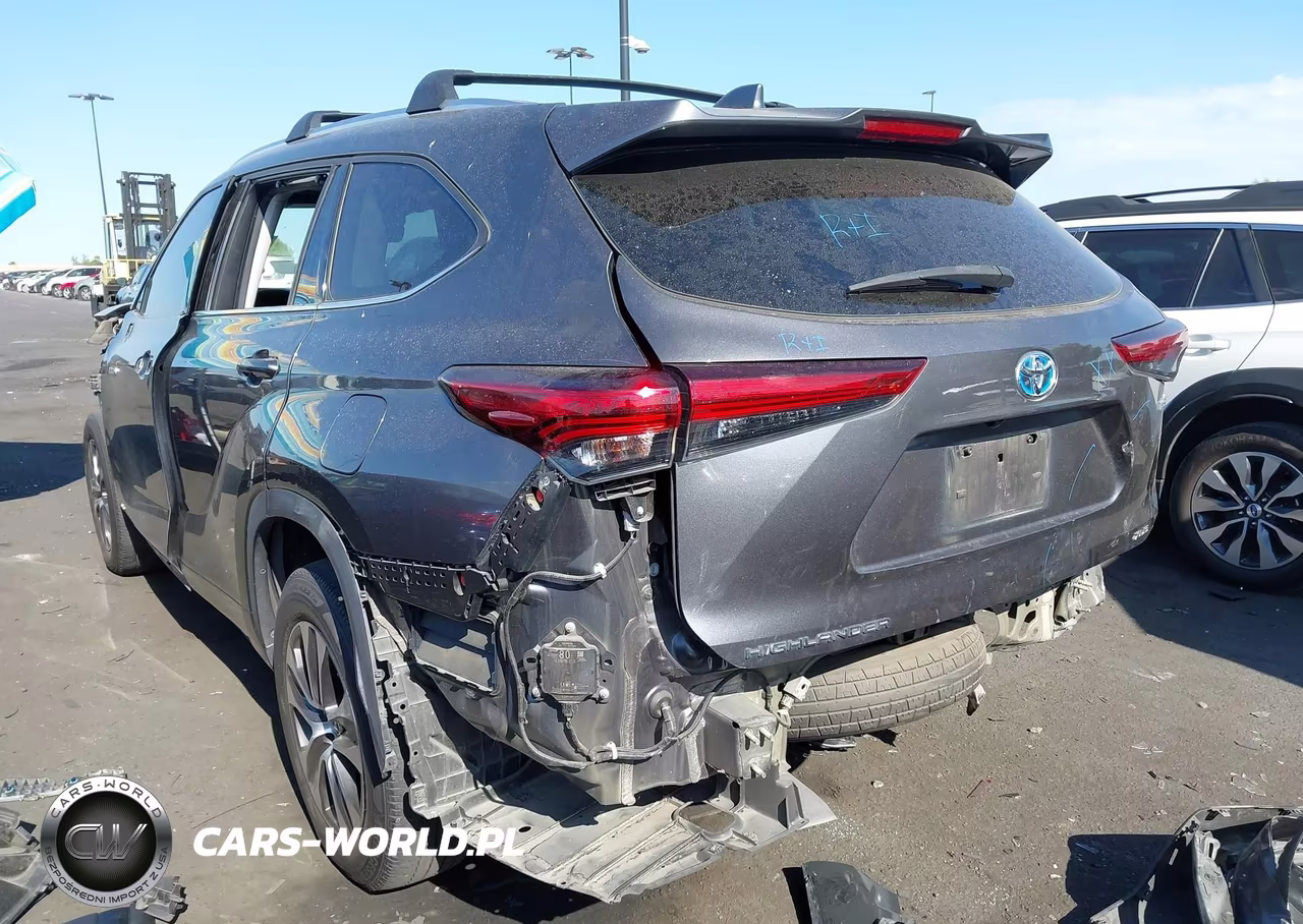 2020 Toyota Highlander Hybrid Xle VIN:5TDHBRCHXLS501983 - 3