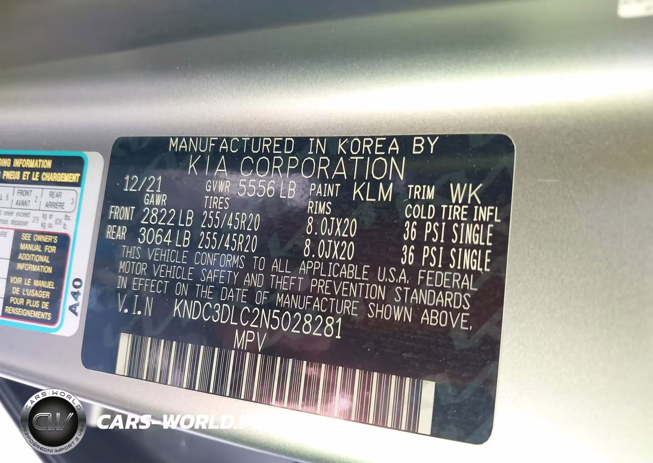 2022 Kia Ev6 Gt-Line VIN:KNDC3DLC2N5028281 - 9