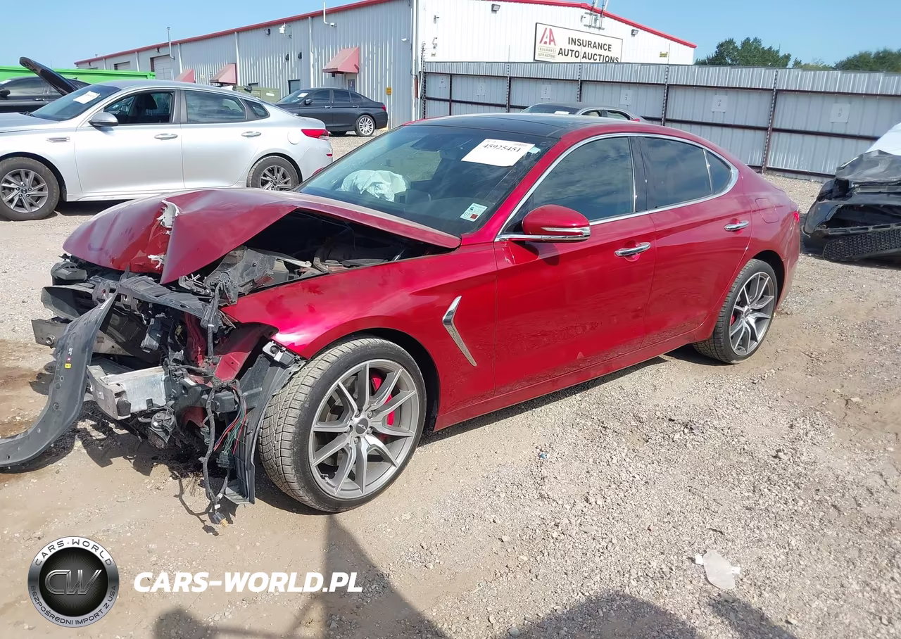 2021 Genesis G70 3.3T Rwd VIN:KMTG74LE1MU072740 - 2
