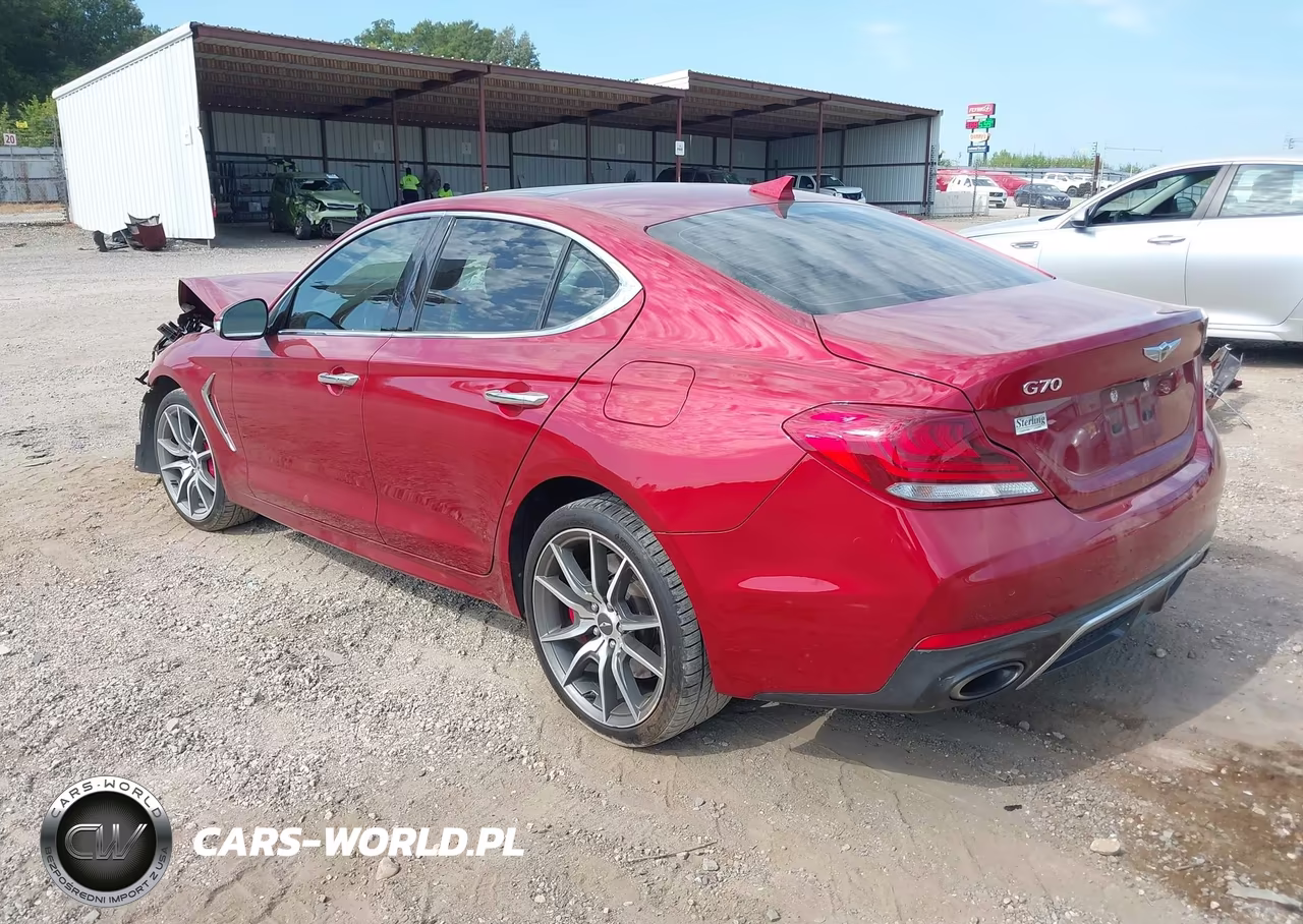 2021 Genesis G70 3.3T Rwd VIN:KMTG74LE1MU072740 - 3