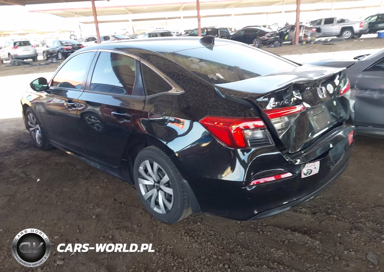2022 Honda Civic Lx VIN:2HGFE2F25NH532414 - 3