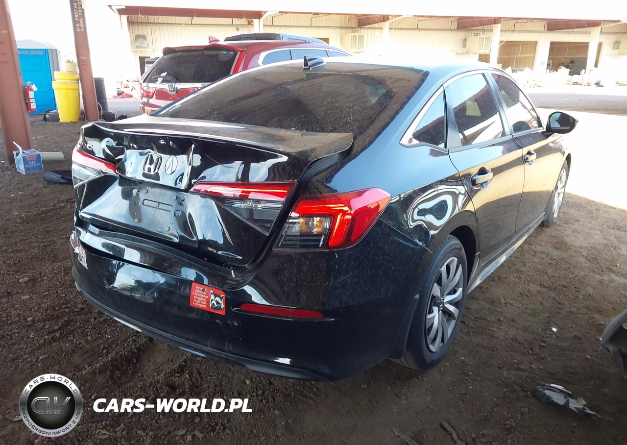 2022 Honda Civic Lx VIN:2HGFE2F25NH532414 - 4