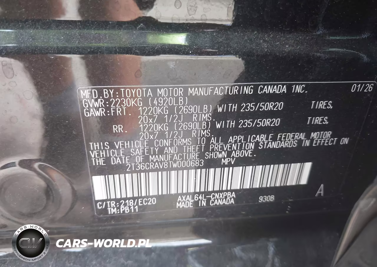 2026 Toyota Rav4 Xse VIN:2T36CRAV8TW000683 - 9
