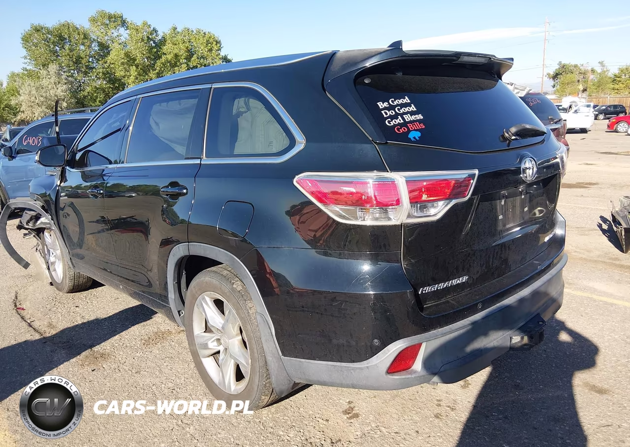 2014 Toyota Highlander Limited V6 VIN:5TDDKRFH9ES024346 - 3