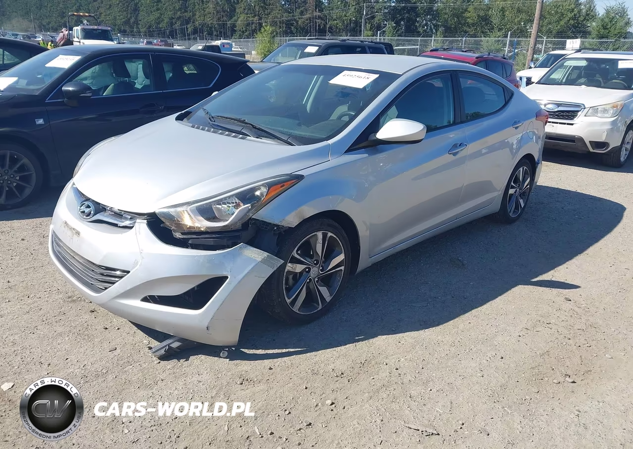 2015 Hyundai Elantra Se VIN:5NPDH4AE5FH641863 - 2
