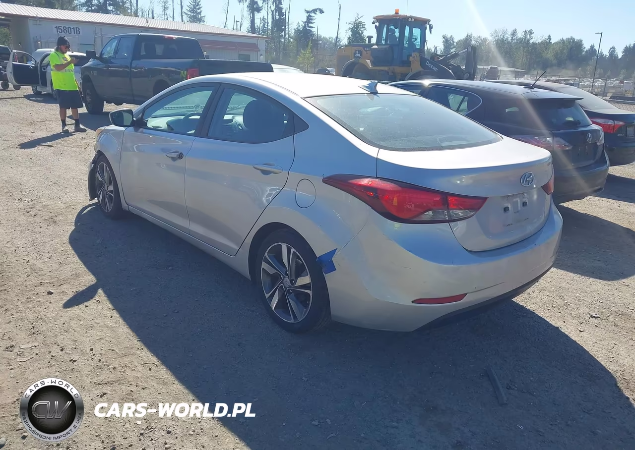 2015 Hyundai Elantra Se VIN:5NPDH4AE5FH641863 - 3