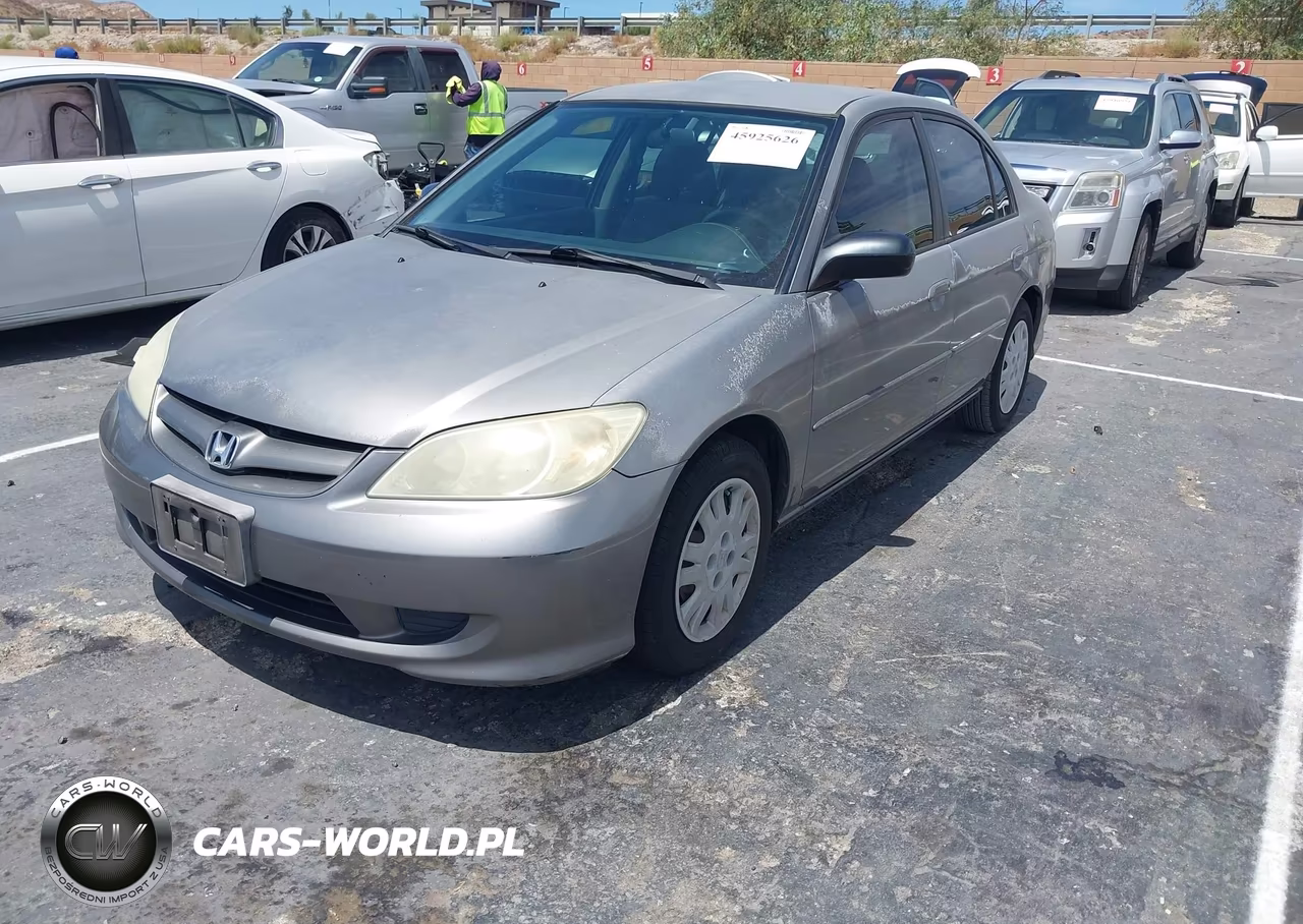 2005 Honda Civic Lx VIN:2HGES16675H592258 - 2